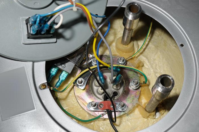 Wiring inside an electrical appliance